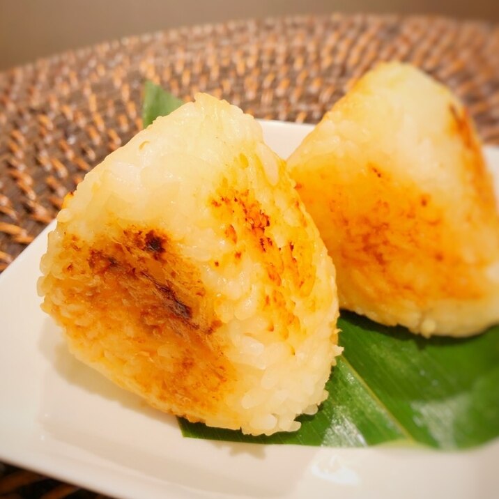 フライパンで味噌焼きおにぎり